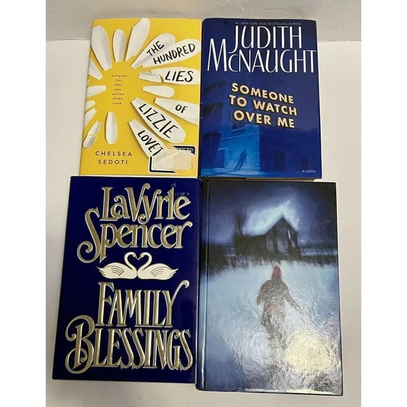 Lot of 4 Fiction Suspense Hardcover Popular Books See Description‎ For Titles - Picture 1 of 6